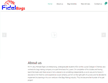 Tablet Screenshot of fidelbags.com